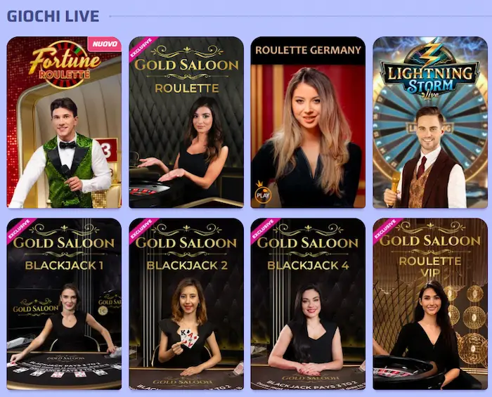 Spinrollz Casino Italia live